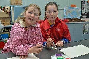 Poster girls advertise their talents