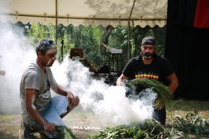 Music, dance and food mark survival