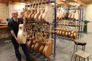 Reclaimed wood strikes a chord
