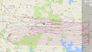 Plane’s insane flight path