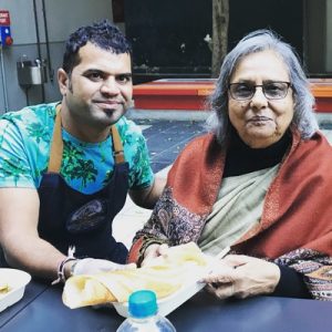 Ela Gandhi drops in for a bite
