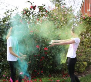 Colour-bombing for a cause