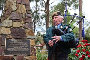 Bagpipers unite