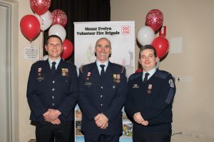 Firies recognised for years of service