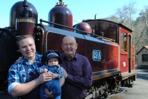 Third generation to jump aboard Puffing Billy