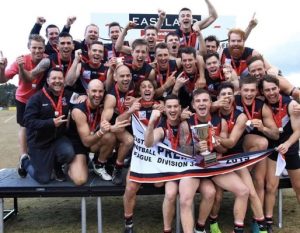 A red-letter day for the red, white and black South Belgrave army