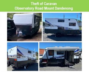 Police searching for stolen caravan