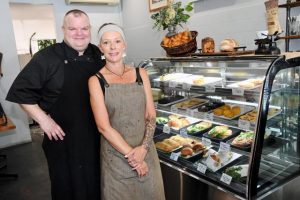 Serving the people at Rustic Cafe