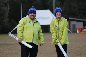 umpires in the outer east show support for one of their own