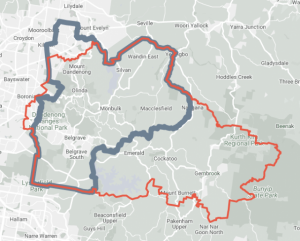 How has the Monbulk electorate changed ahead of the 2022 state election?