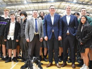 Premier Daniel Andrews and MP Jackson Taylor attend Fairhills High School ahead of $8.01 million upgrade