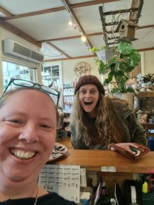 Teresa Palmer visits Olinda store while filming Netflix series