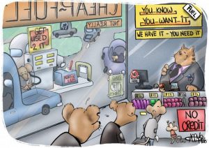 CARTOON: Fat cats behind the bowser