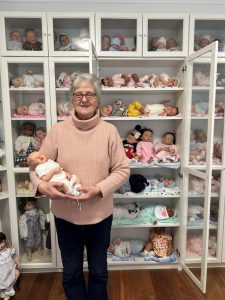 Life-like dolls on display in Emerald