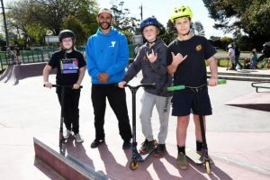 Council celebrates skate park redevelopment with community three years after opening