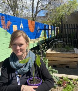 Belgrave Library is now home to an outdoor plant garden