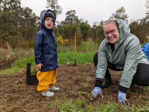 Bad weather no match for tree planters at Yellingbo Nature Conservation Area