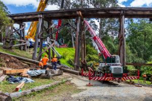 BEST OF MARCH: Puffing Billy Tressle Bridge receives repairs
