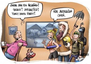 CARTOON: Aus Open sees all seasons