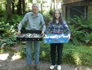 Re-cycling with a volunteer local service
