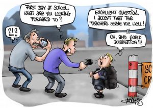 CARTOON: First day back at school