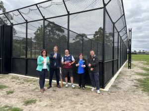 Dobson Park’s new cricket nets officially opened