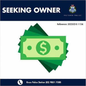 Police search for owner of money left on register at Westfield Knox