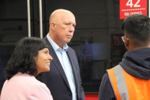 Peter Dutton attacks Labor on infrastructure cuts, downplays funding deficit