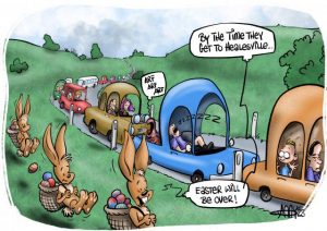 CARTOON: Getting away for the long weekend