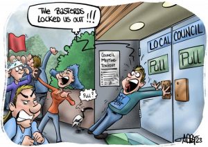 CARTOON: Locked out