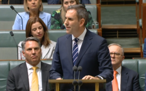 Treasurer delivers first budget under new government