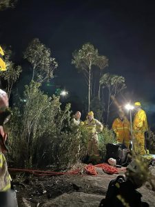 Seven Acre Rock lookout rescue sees collaboration between services