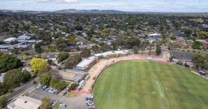 Exterior works underway at fairpark
