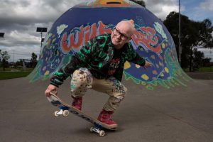 Monster mural can be found at Knoxfield Skatepark