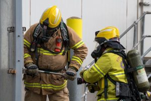 CFA tackle double storey blaze
