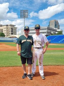 Knox baseballer makes his return home