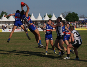 Finishing the footy season with a bang
