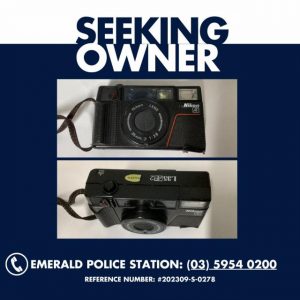 Police search for missing camera