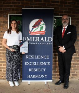 Emerald Secondary Dux eyes double degree in law and commerce after ATAR results released