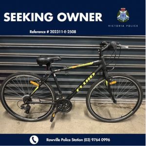Bikes found in Wantirna South