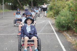 Wheeling for the kids at Ferntree Gully North