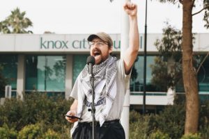 Knox raise voice for Palestine