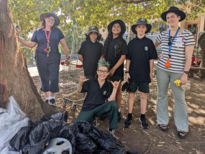 Waste-tastic kids clean up Tecoma