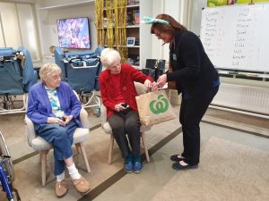 Surprising seniors with a sweet visit