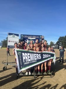 Monbulk Under 12 Girls win the Premiership