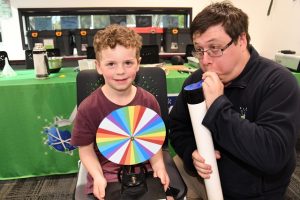 A chemical spectacle for budding scientists