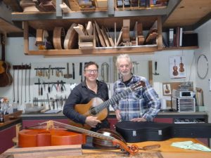 Custom-made guitar adds beautiful sounds