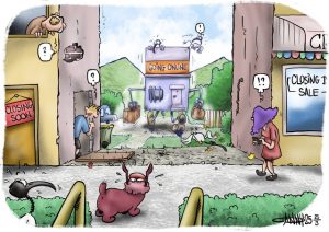 CARTOON: Shop gone