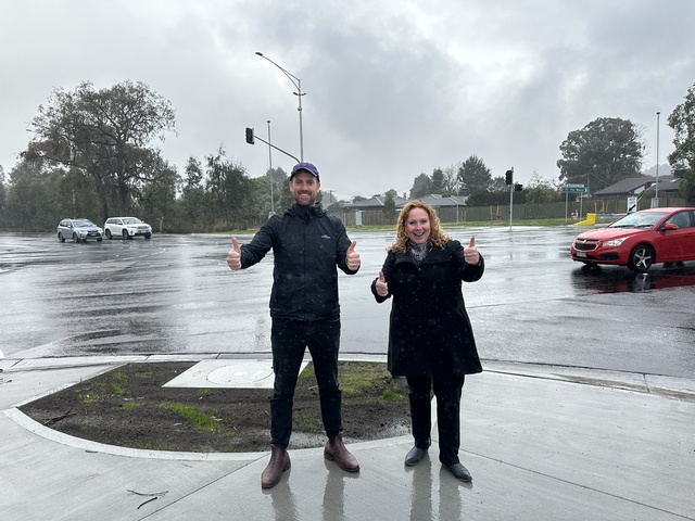 Intersection completion reached in Boronia
