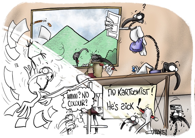 CARTOON: No cartoonist